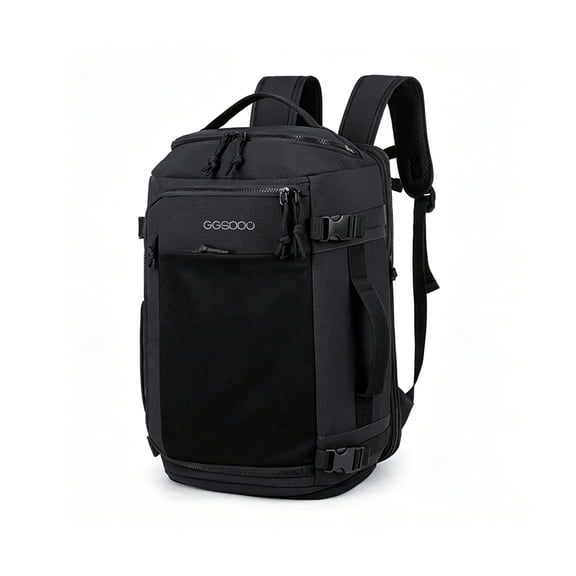 Convertible Laptop Travel Backpack, 180 Degree Open Design with Shoe Compartment and Anti‑Theft Secure Storage