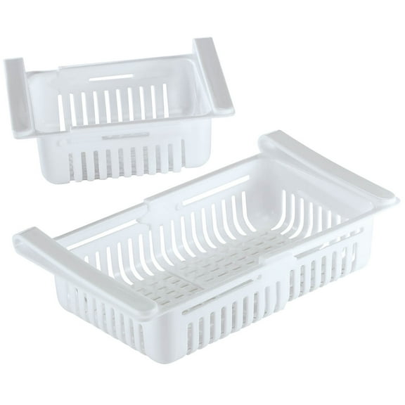 Expandable Under Shelf Fridge Organizer, s/2