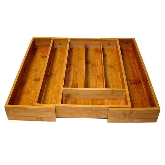 Expandable Utensil/Storage Tray, Bamboo