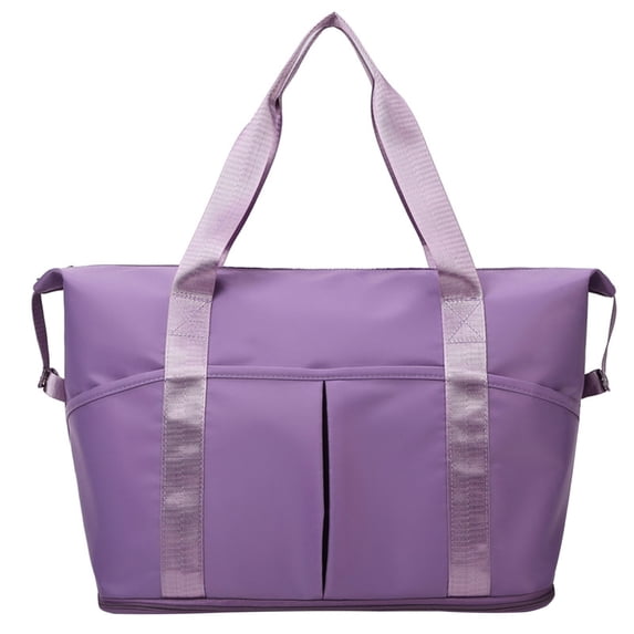 Expandable Waterproof Gym Duffle Bag Wet Dry Separation, Large Capacity Sports Travel Tote, Weekend Luggage Bag Anti-Theft Pocket, Durable Wear Resistant For Men Women Swimming Fitness