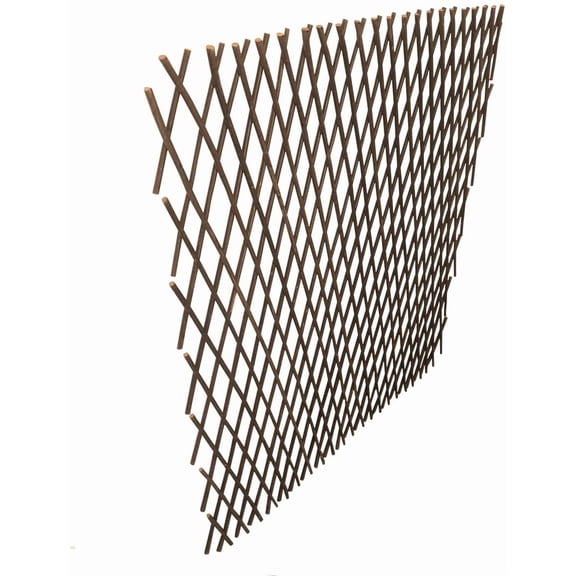 Expandable Willow Lattice Garden Trellis 36X92 Inch | Fence Panel Plant Support for Climbing Vines Rose Cucumbers Ivy Clematis