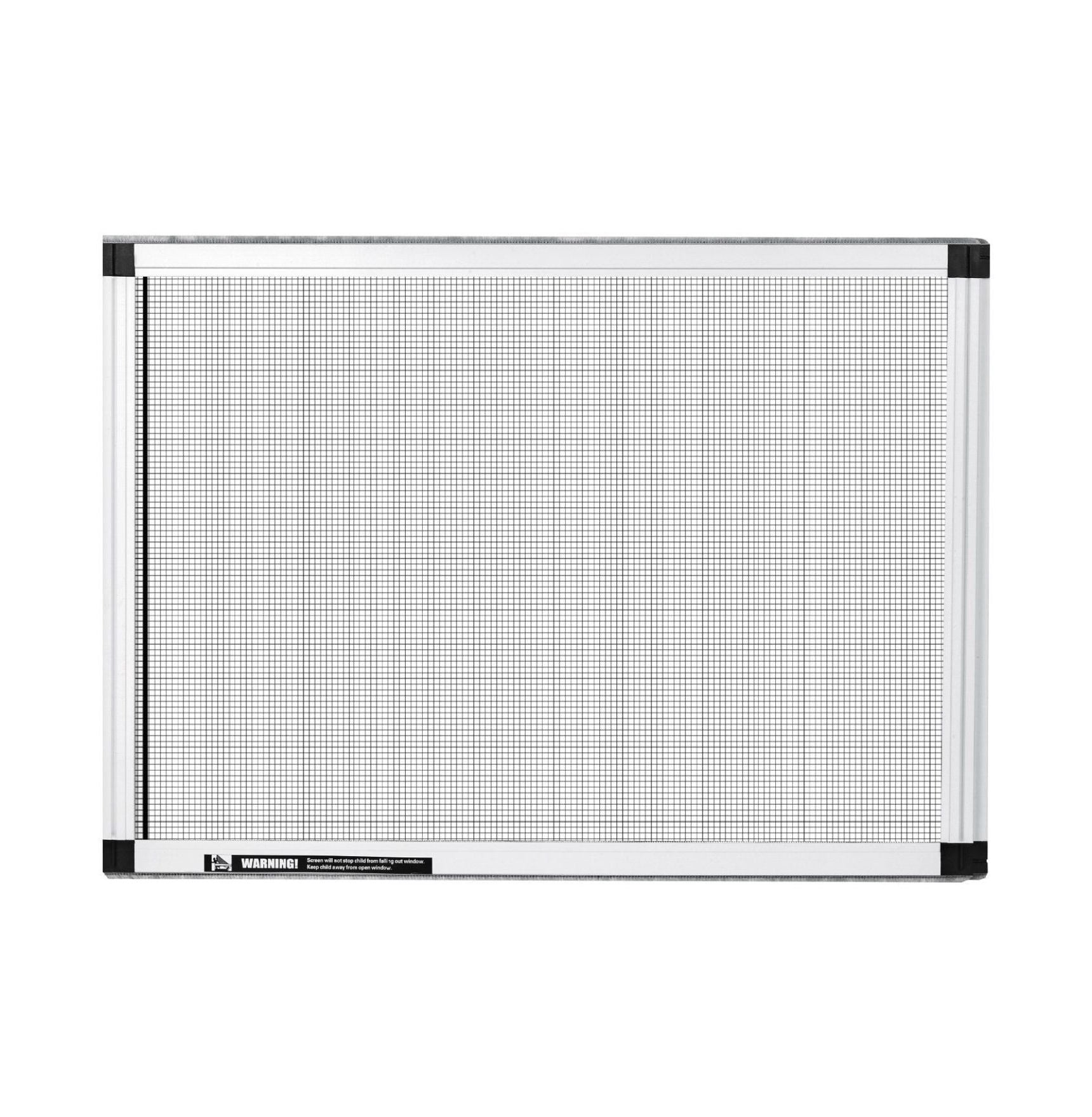 Expandable Window Screens 2 Pack, Adjustable Aluminum Frame Insect Screens - 40x15 Inch, Retractable Window Mesh for Bedroom, Living Room, Easy Installation