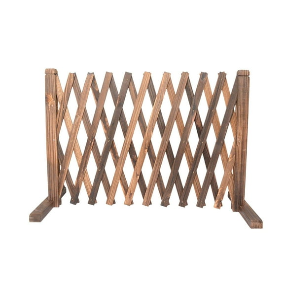 Expandable Wood Fence Wedding Photo Props Retractable Garden Trellis Lattice Fence Foldable Garden Screen Panel for Yard Balcony