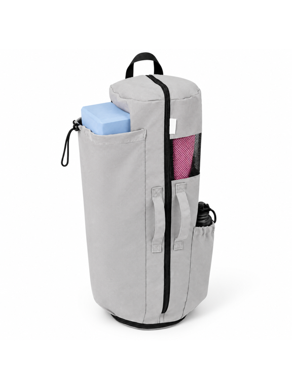 Expandable Yoga Mat Bag, Adjustable, Cool Grey, Fits Mats Up To 32 Inches