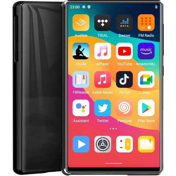 Expanded to 160GB MP3 Player with Bluetooth and WiFi,Android 11 OS MP3&MP4 Players with 5" Touchscreen and Speaker, 3GB RAM&32GB ROM,2500mAh Music Player, Audible,Amazon Music,Play Store
