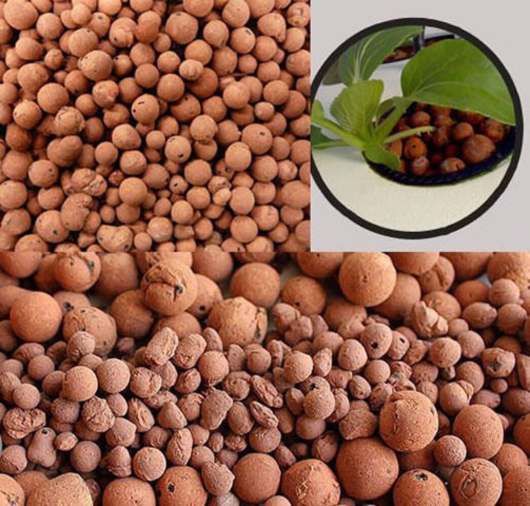 Expanded Clay Growing Media Hydroponic 10 Liter 8 mm Aggregate Pebbles