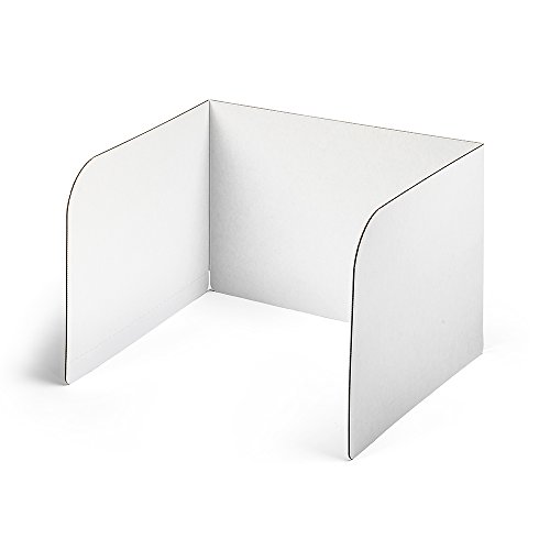  Expanded Deskspace Privacy (20Pack) White 13" (H) x 20" (W) x