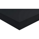 Expanded PVC Foam Board, Black, 1/8