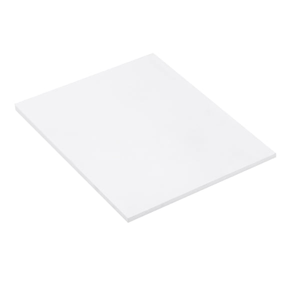 Expanded Plastic Sheet 14" Thick, 8"x10" Rigid Foam Sheet for Crafts Signage Displays White 1Pcs