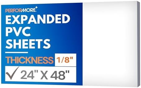 Lightweight Rigid Pvc Expanded PVC Sheet – Lightweight Rigid Foam – 3mm (1/8 inch) – 24 x 48 ...