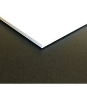 Expanded PVC Sheet Lightweight Rigid Foam 6mm 1/4 inch 24 x 48 Inches White