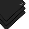 thumbnail image 1 of Expanded PVC Sheet – Lightweight Rigid Foam – 6mm (1/4Inch) – 12 x 12 inches – Black – Ideal for Signage, Displays, and Digital/Screen Printing (3 Pack), 1 of 7