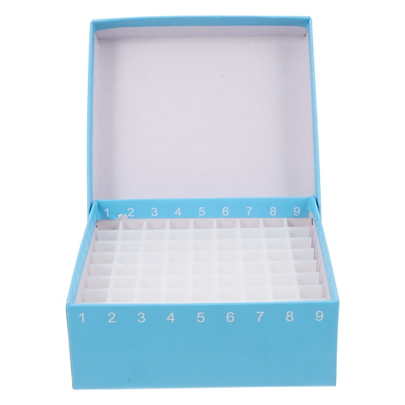 Cryovial Freezer Rack for Storage Paper Material Easy Labeling Compact Size 2.5x3.5x4.5 Inches