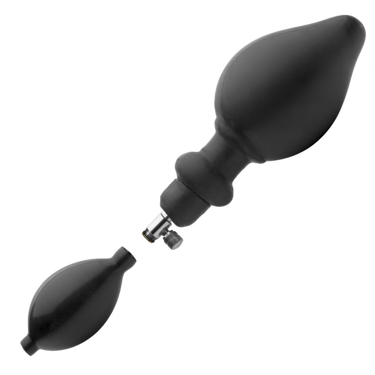 inflatable anal plug video Anal Plug Trainer Set Silicone Butt Plugs with Steel Balls