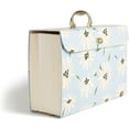 thumbnail image 1 of Expanding 19 Pocket Fashion File Folder, Blue Gilded Spring, 15.4” x 10.5”, 1 of 6