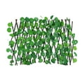 thumbnail image 1 of Expanding Artificial Fence, Retractable Privacy Screen with Greenery, 7.5 ft Stretchable Wall Cover for Indoor Outdoor Decor(D), 1 of 1