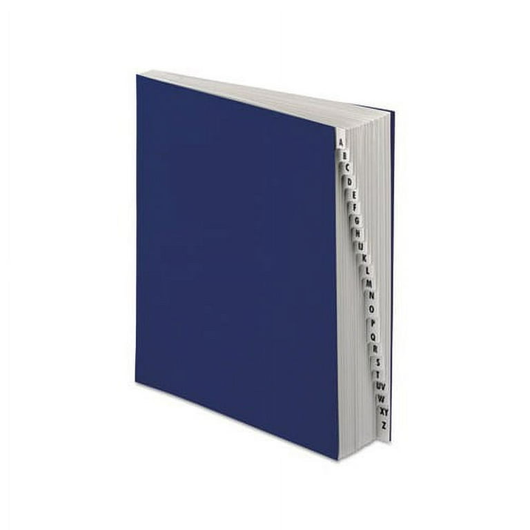 Expanding Desk File, 20 Dividers, Alpha Index, Letter Size, Dark Blue Cover Expanding Desk File, 20 Dividers, Alpha Index, Letter Size, Dark Blue Cover