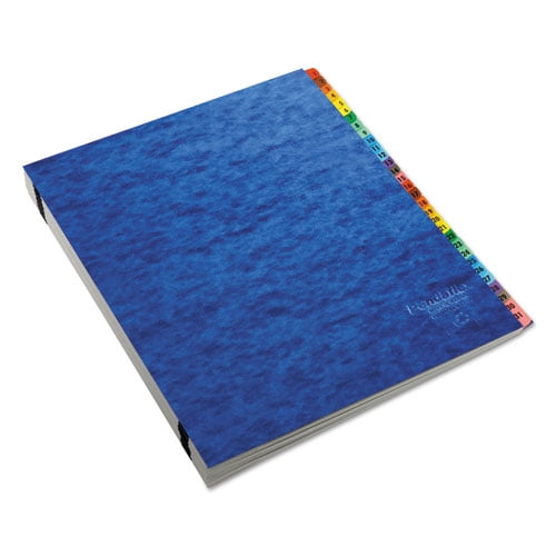 File Divider Blue Expanding Desk File, 23 Dividers, Alpha, Letter-Size, Blue Cover ...