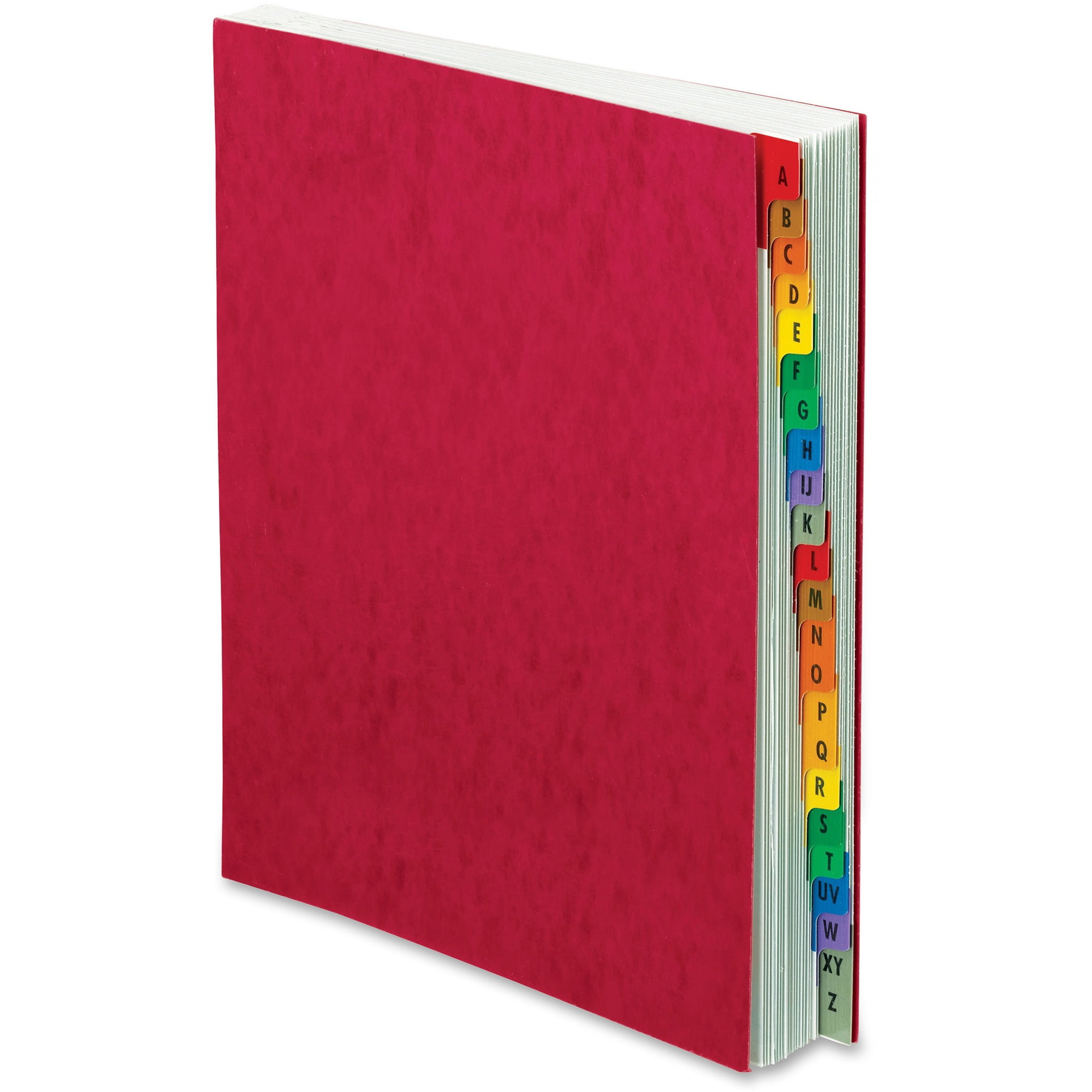 Expanding Desk File, 23 Dividers, Alpha, Letter-Size, Red Cover ...