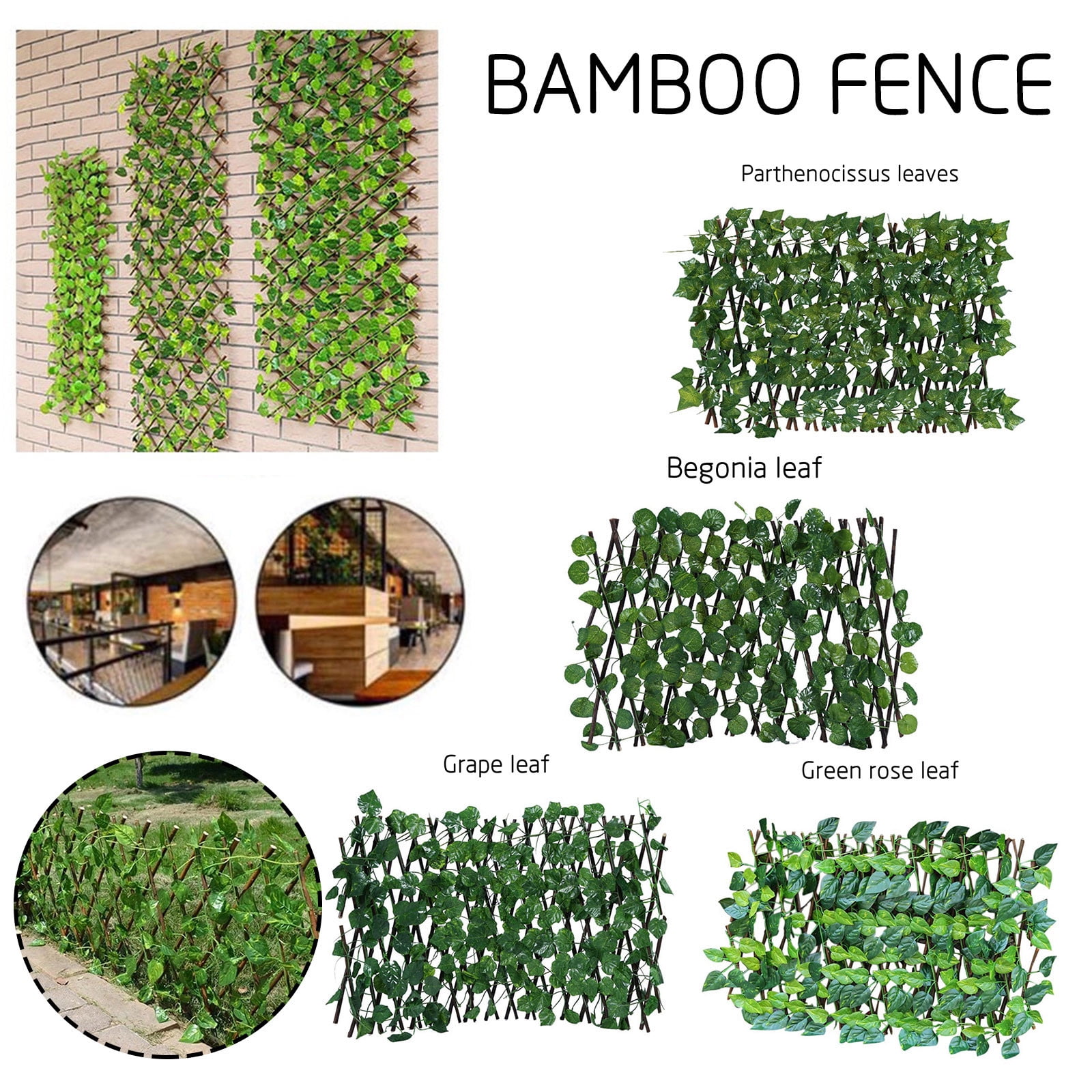 Expanding Fence Retractable Fence, Artificial Garden Plant Fence