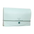 thumbnail image 1 of Expanding File Folder, 13-Compartment Pocket Accordion File Organizer, for Coupon Receipt Document Storage, 7.09x4.53in, Green, 1 of 6