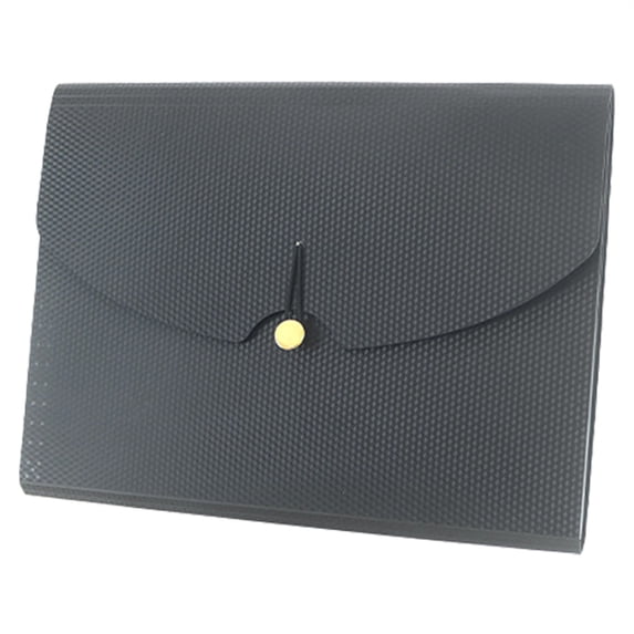 Expanding File Folder, 13 Pockets Accordion File Holder Organizer, A4 Letter Size Paper Document Receipt Organizer Accordian Filing Folder for Classroom, Home, Office and Travel(Black)