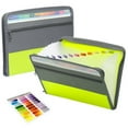 thumbnail image 1 of Expanding File Folder, 13 Pockets Document Organizer with Zipper, A4 Letter Size Portable Accordion Expanding File Folders with 27pcs Multicolor Labels for Home Office School Supplies, 1 of 4