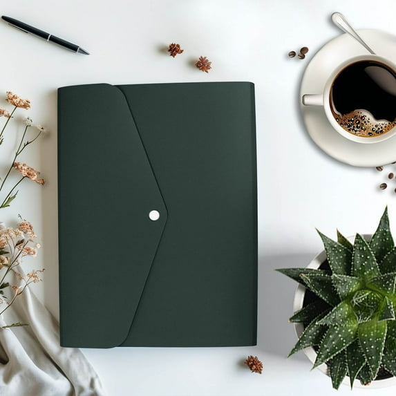 Expanding File Folder with 6 Pockets, Premium Accordion File Organizer, A4 Letter Size Folders for Documents, Sleek Filing Folders with Bungee Closure, Portable Folders for School Office Supplies