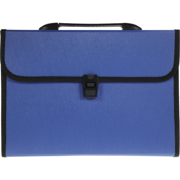 Expanding File Folder 4 Portable Accordian Folders Magazine Stand with Pockets Student Printable