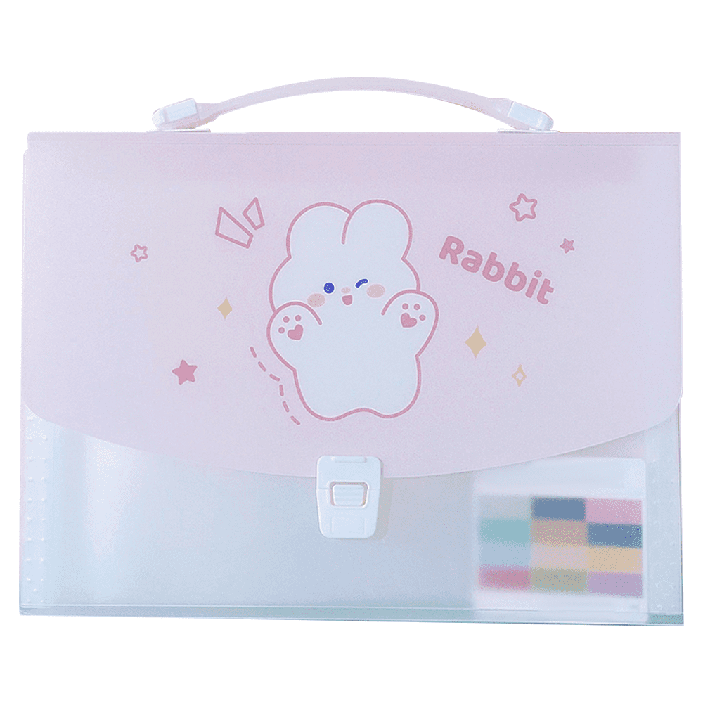 Expanding File Folder Document Organizer, Pockets File Folders/Expandable Filing Folders,Pink