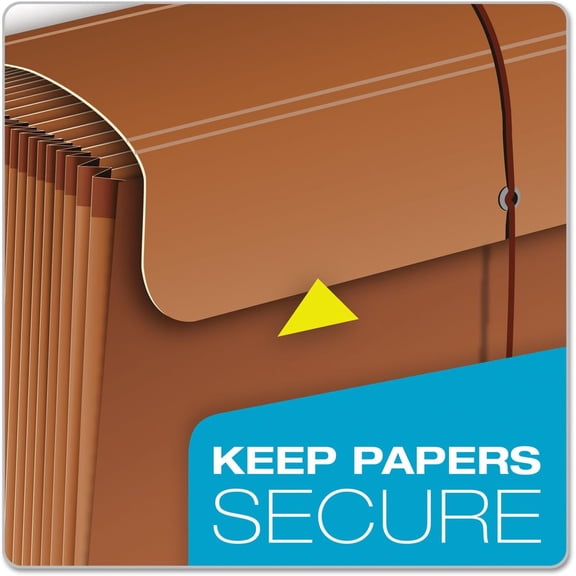 Expanding File Folder, Heavy-Duty with Reinforced Edges, 21 Pockets A–Z, Elastic Closure, Letter Size, Durable & Organized, Office Storage Essential
