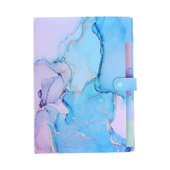 Expanding File Folder Organizer with 5 Pockets Accordion Style Document Holder for Important Papers Bills Receipts and School Supplies Portable Folders for Students Home Office Use