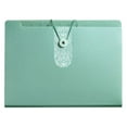 thumbnail image 1 of Expanding File Folder Organizer A4 Letter Size File Folder with 8 Pockets, 1 Pack Waterproof Accordion Document Holder for Office Paperwork,Expandable Portfolio for Bills, Receipts(Green1,12.8x9.6"), 1 of 9
