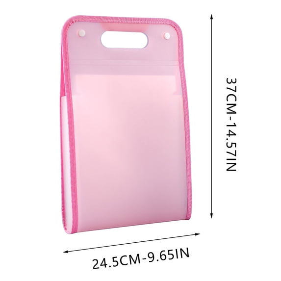 Expanding File Folder Organizer with 13 Pockets and Labels for A4 Documents, Portable Waterproof Accordion File for School and Office