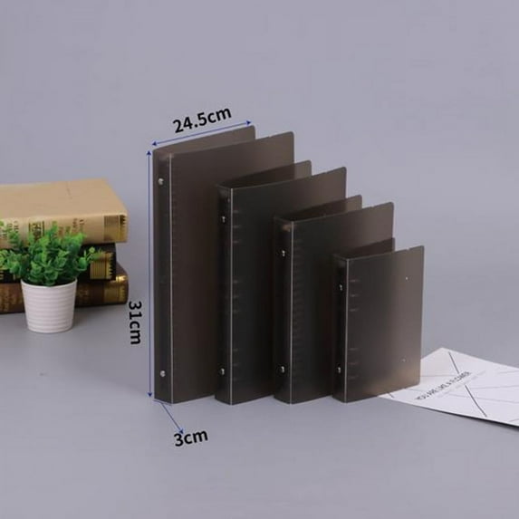Raindrops Matte Transparent File Folder, PP Material, 1 Piece Document Organizer for Office and School