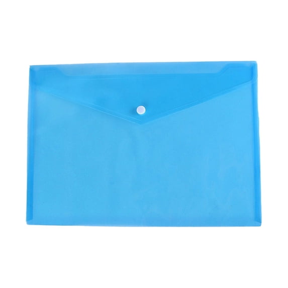 Expanding File Folder with Snap Closure, Plastic File Organizer Envelope, Transparent Document Folder Pouch for Papers and Office Supplies, Portable Storage Wallet with Multiple ,1 Pack