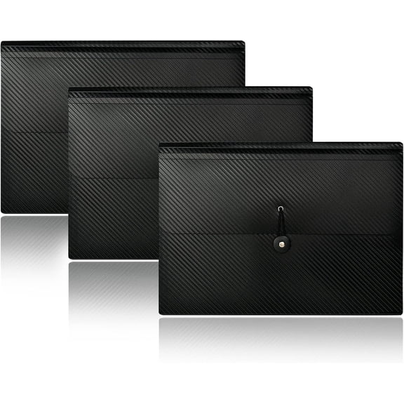 Expanding File Folder with Tabs, 13 Pockets File Organizer Accordion File Holder ，with Elastic Buckles Closure, A4 Paper Document Organizer for Home School Office