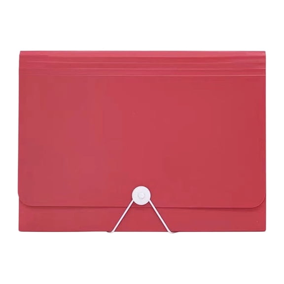 Expanding File Folder with Tabs, Accordion File Holder with Elastic Buckles Closure, Multi-Pocket Document Organizer, Letter Size, for Home office Office, 1 Drawstring 13-Compartment Accordion Bag