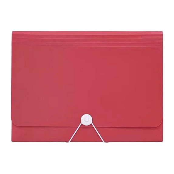Expanding File Folder with 13 Pockets, Accordion File Organizer with Elastic Buckle Closure, A4 Document Holder for Home School Office