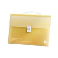 thumbnail image 1 of Expanding File Folder with Handle, Expandable Cute Document Organizer, Portable Accordion File Organizer for Women Men, A4 / Letter Size, 1 of 6
