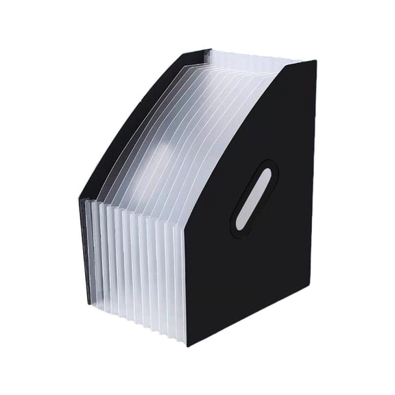Expanding File Organizer, 13 Pocket Accordion File Folder, Upright & Open Top, Expanding File Folder with Handle, Portable Document Paper Bill Receipt Organizer A4 Document Holder Office Supplies