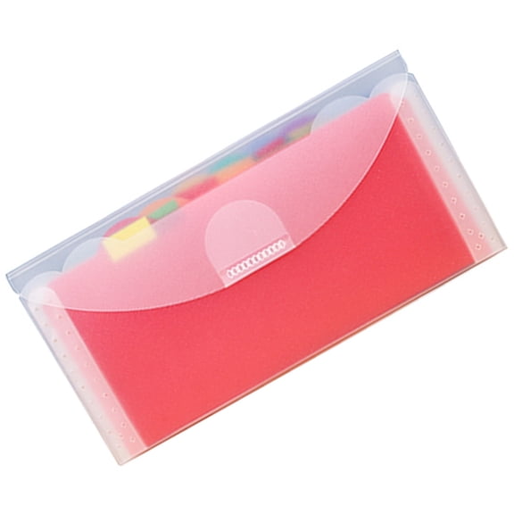 Portable Document Organizer with Multiple Storage Pockets for Easy Filing and Organization, Assorted Colors Available