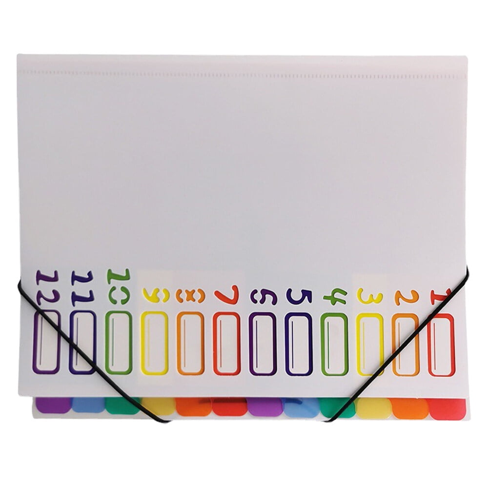 Guichaokj Expanding Plastic Binder Dividers Folder Organizer