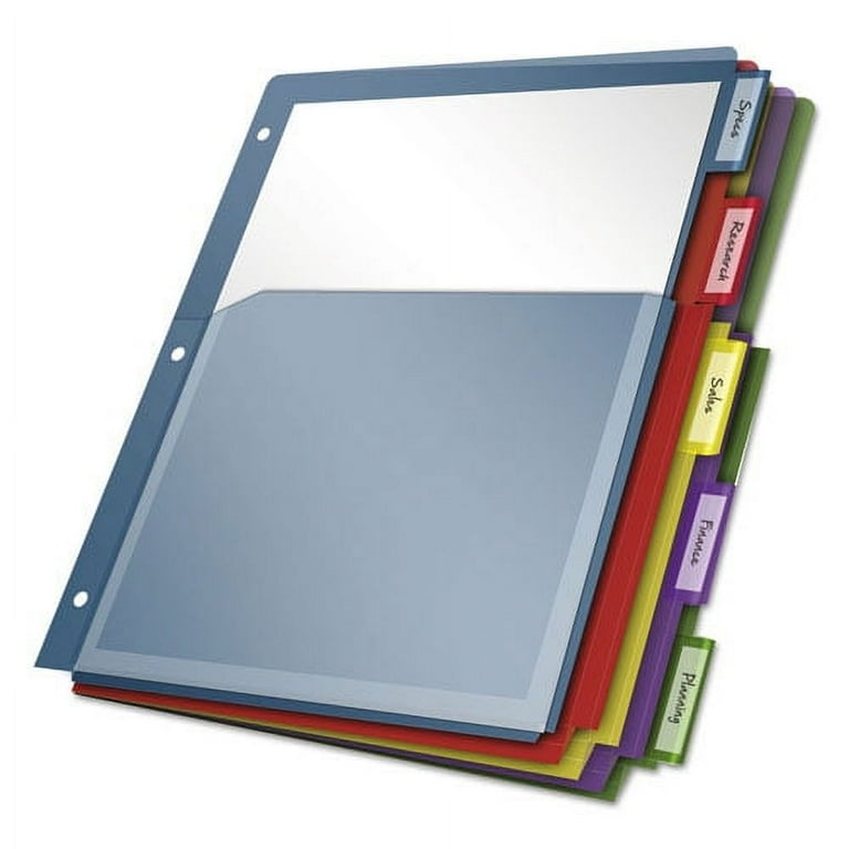 Expanding Pocket Index Dividers, 8-Tab, 11 x 8.5, Assorted, 1 Set Expanding Pocket Index Dividers, 8-Tab, 11 x 8.5, Assorted, 1 Set