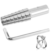 Expanding Ring Mandrel Tool Set, Metal Ring Sizer For Jewelry Making, Professional Shaper With Hex Wrench, Lathe Accessory For Resizing, Adjusting, Repairing Rings