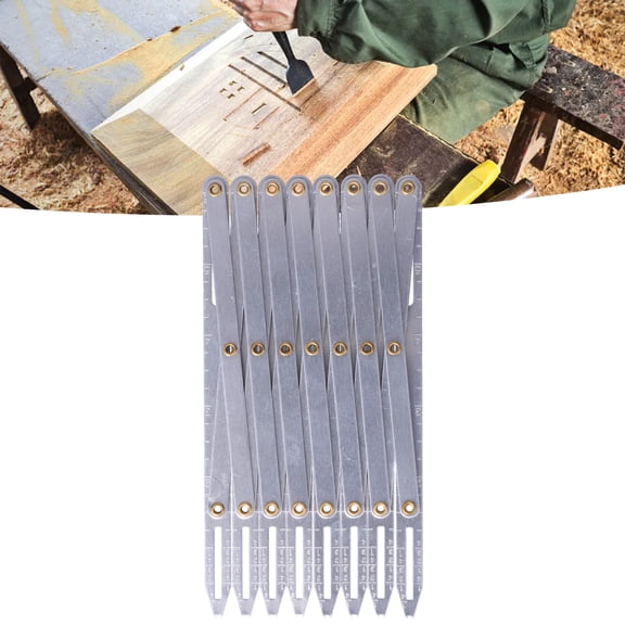 Expanding Sewing Gauge, Measure Multiple Isometric Distances Sturdy Adjustable Length Equal Ruler Multifunctional For Household For