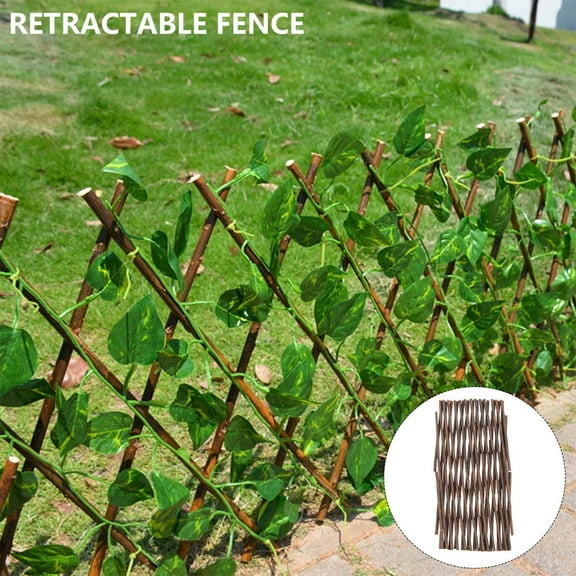 Expanding Willow Trellis Garden Trellis Plant Support Plant Climbing Lattice Yard Fence for Garden Decoration