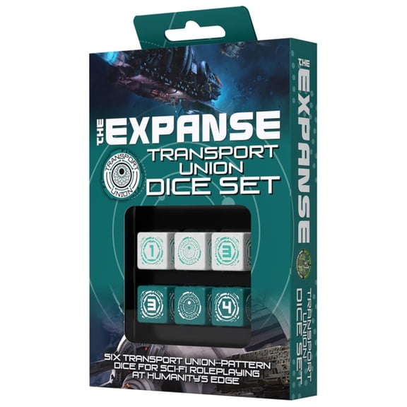 The Expanse RPG The Expanse RPG: Transport Union Dice Set, (Hardcover)