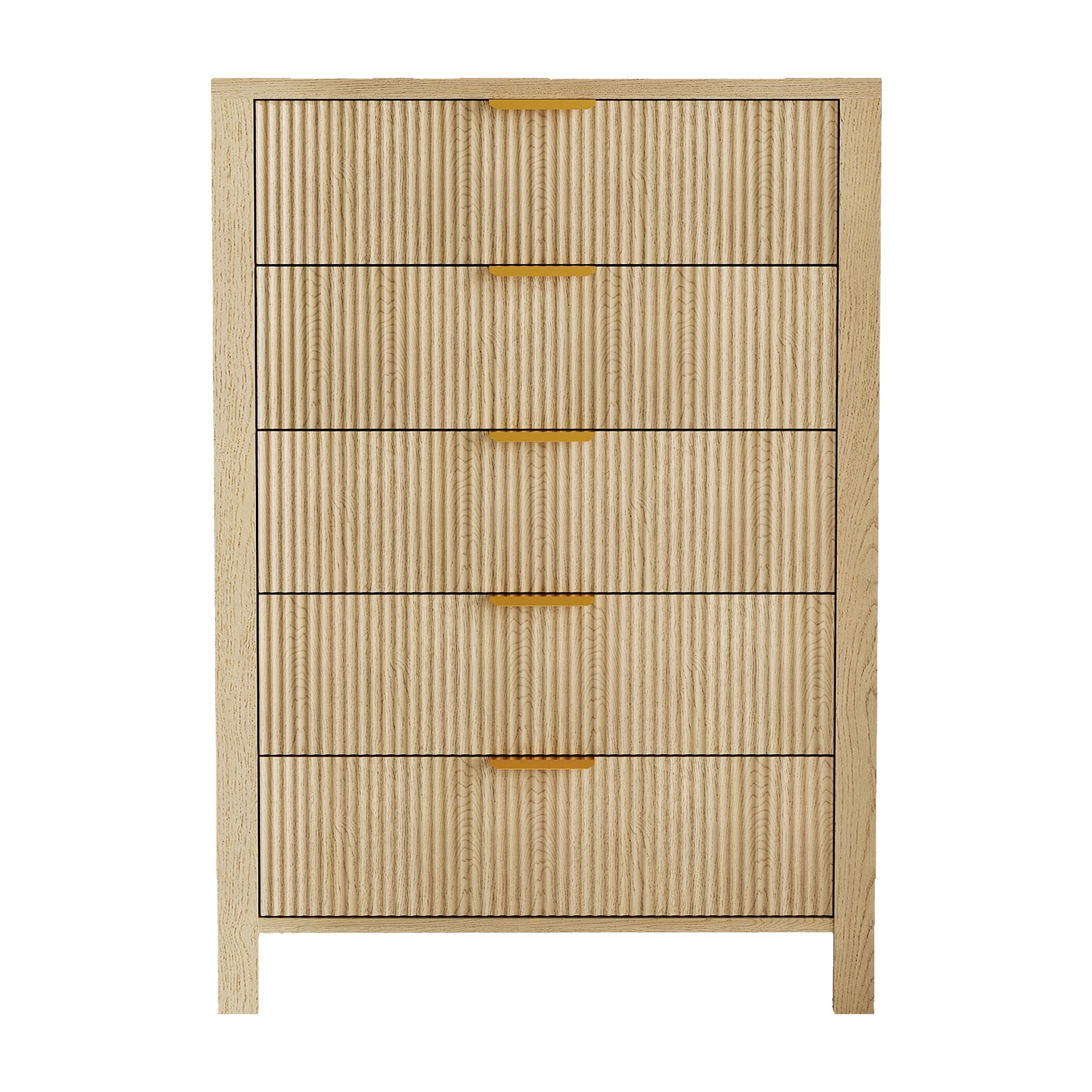 ExpanseEcho 5-Drawer Fluted Dresser for Bedroom - Walmart.com
