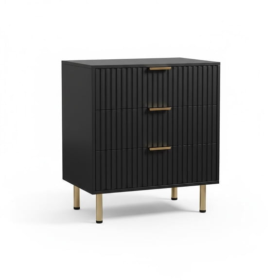 ExpanseEcho White 3-Drawer Dresser for Bedroom, Organized Storage Cabinet